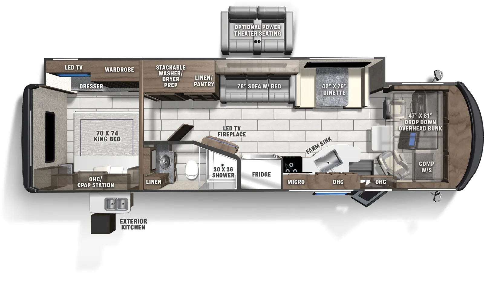 Mirada 33SS Floorplan